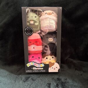 Micromallows by Squishmallows 6pc Set NO CLOWN